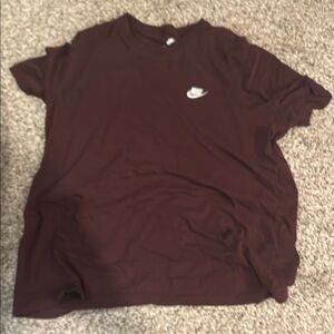 Nike Chocolate Tee with Logo